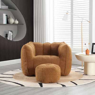 Soft Bean Bag Chair with High Resilient Foam(Chips)for living room and bedroom
