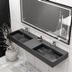 preview thumbnail 50 of 175, Juniper Stone Solid Surface Wall-mounted Vessel Sink
