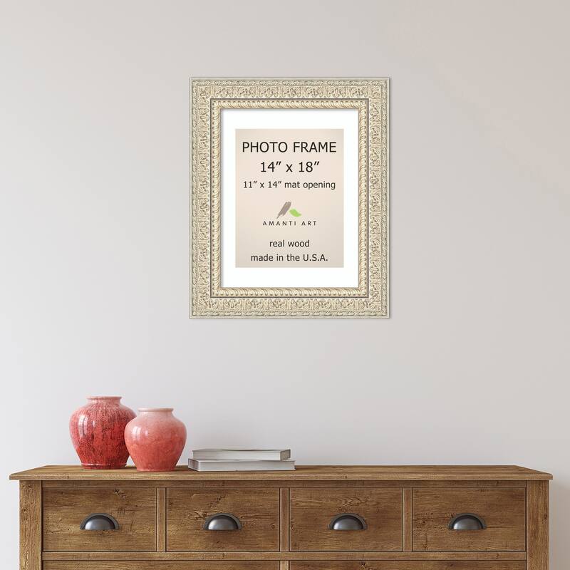 Fair Baroque Cream Ornate Raised Pattern Picture Frame