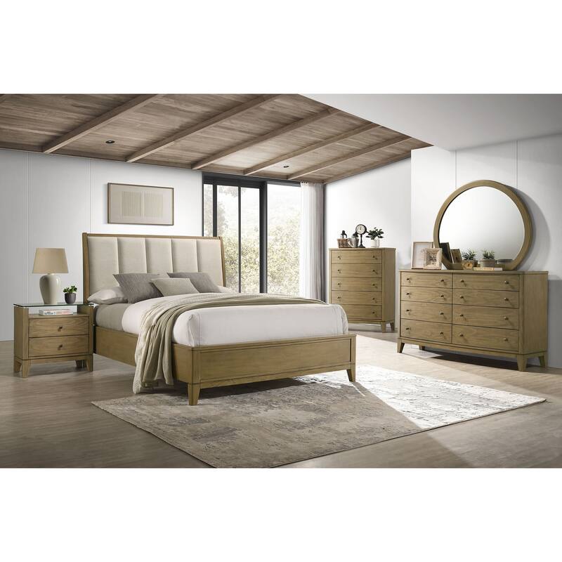 Menlo Natural Pine 5-drawer Bedroom Chest of Drawers