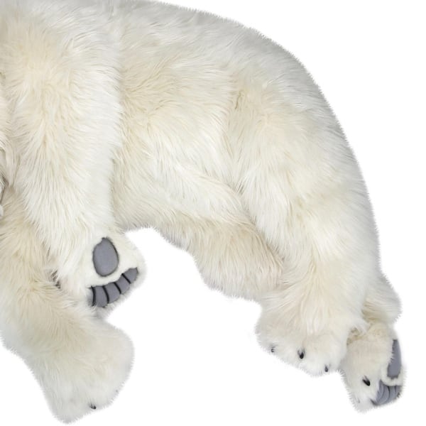 Polar Bear Sleeping on Rock with breathing and snoring 14inch 14 inch