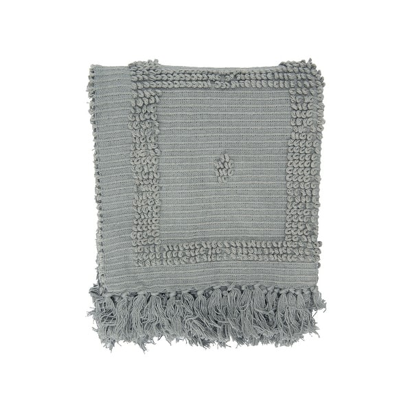 Cotton Chenille Throw with Fringe Bed Bath & Beyond 33744361