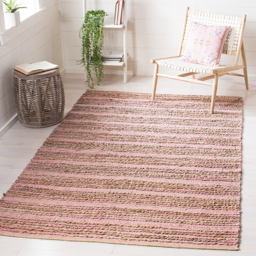 SAFAVIEH Handmade Cape Cod Nicolien Coastal Jute Rug
