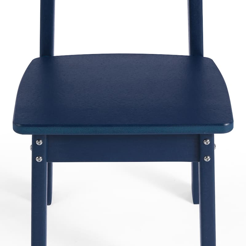 Polytrends Modern Mini Kids Outdoor Dining Chair (Set of 2)