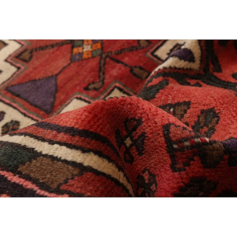 ECARPETGALLERY Hand-knotted Andelz Red Wool Rug - 3'3 x 6'4