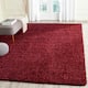 SAFAVIEH California Shag Izat 2-inch Thick Area Rug - 8'6" x 12' - Maroon