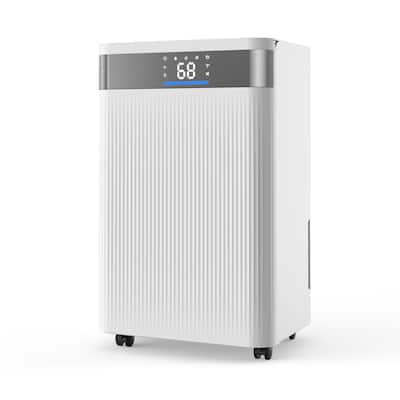 35 Pint 2L Tank Dehumidifier for Home with LED Display and Auto Sleep Modes Low Noise Hose Option - 35 Pints