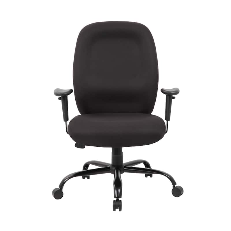 Piny Rolling Oversized Swivel Chair, Adjustable, Black, 400lbs