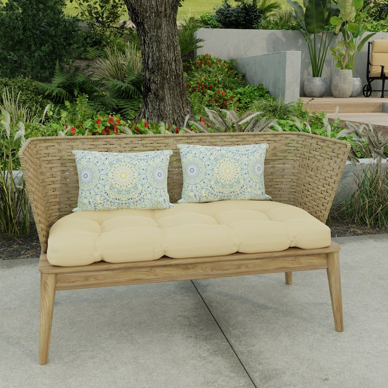 18" x 12" Outdoor Lumbar Throw Pillow - Set of 2 - 12'' L x 18'' W x 4'' H