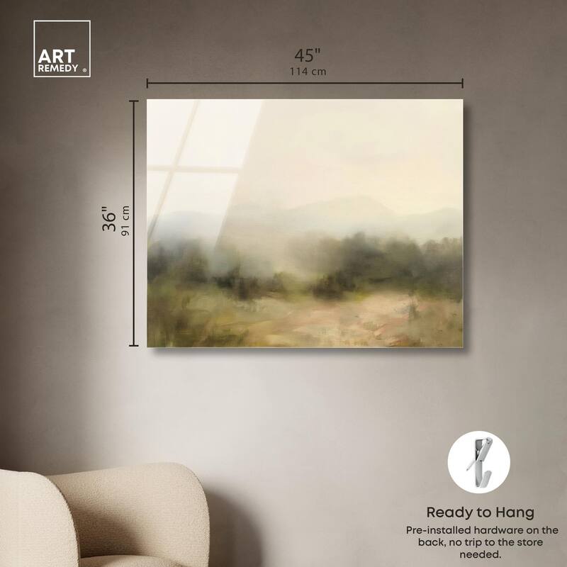 Haze Horizon Acrylic by Art Remedy, Ready to Hang