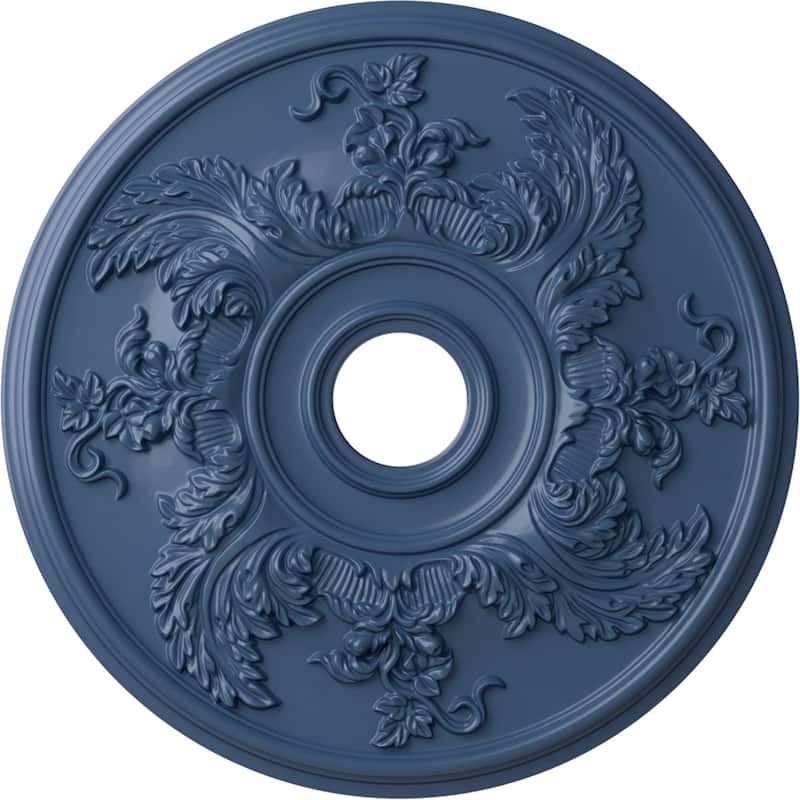 23 5/8"OD x 4 5/8"ID x 1 7/8"P Acanthus Twist Ceiling Medallion