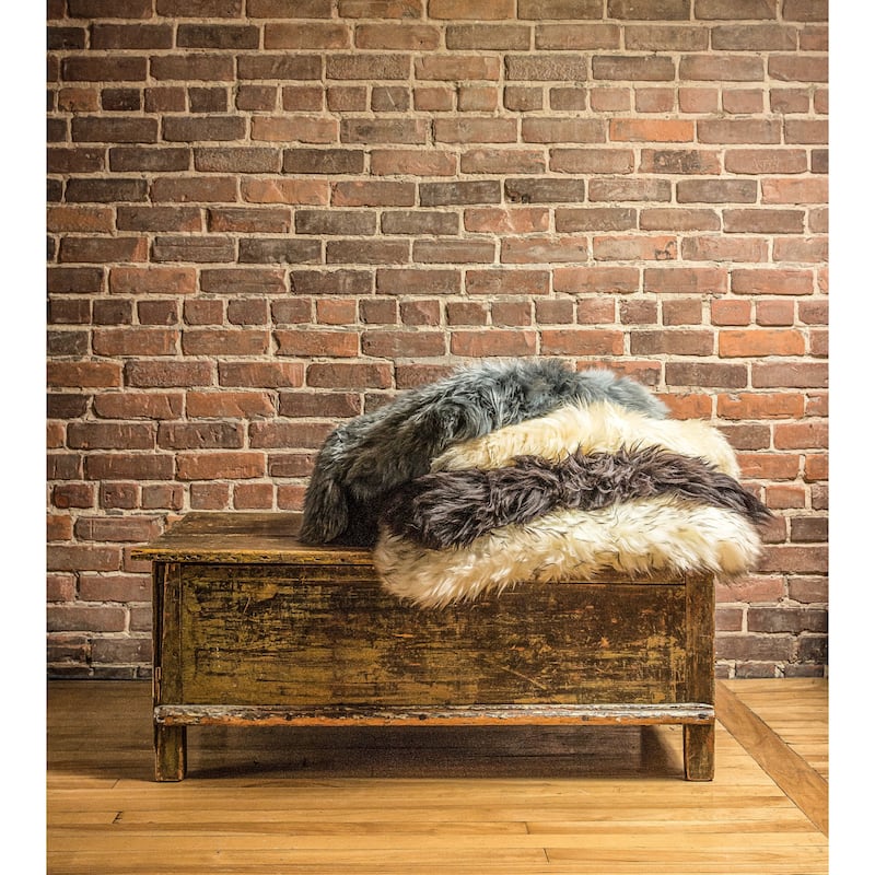 Natural Home Decor Milan Sheepskin Double Rug | 1-Piece