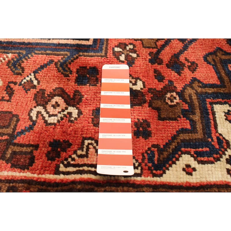 ECARPETGALLERY Hand-knotted Sarabi Dark Copper Wool Rug - 7'1 x 8'6