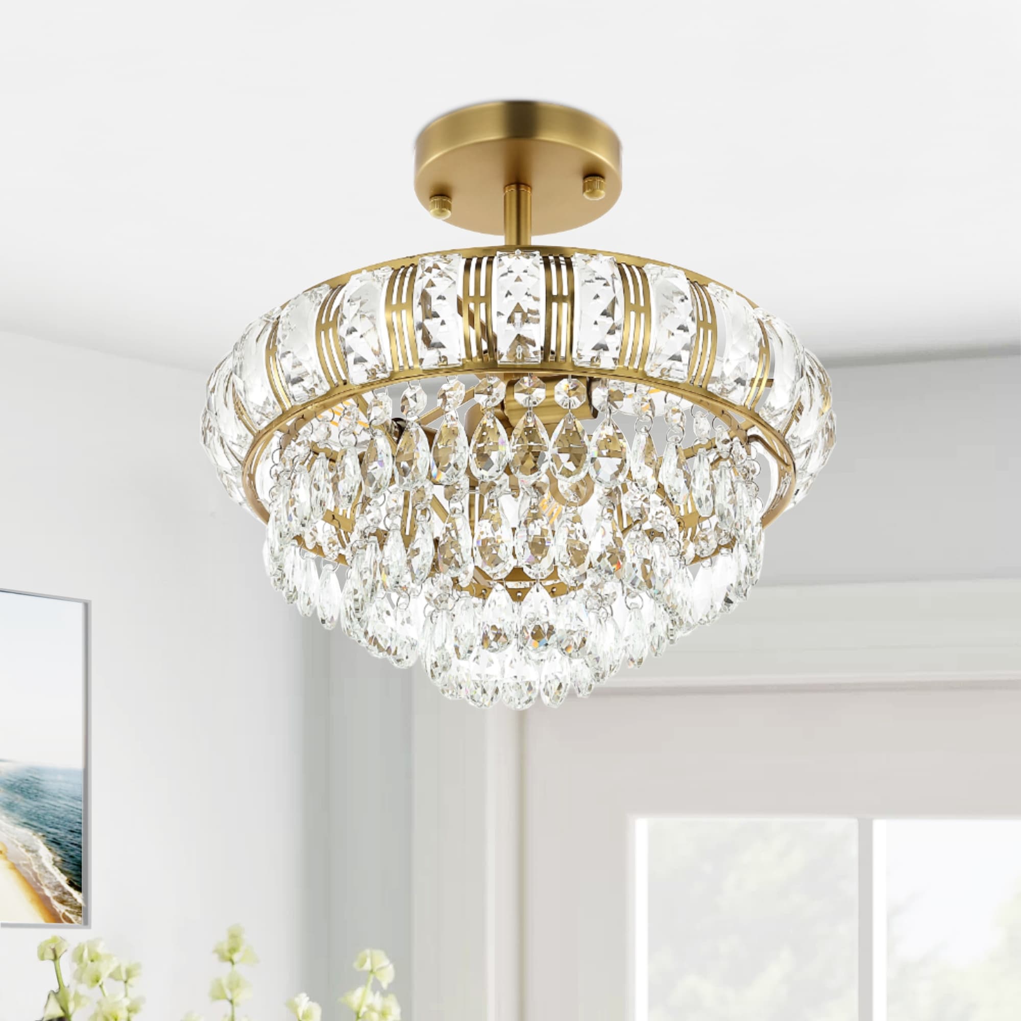 Under 12 Inches 3 Tiers Chandeliers Bed Bath Beyond