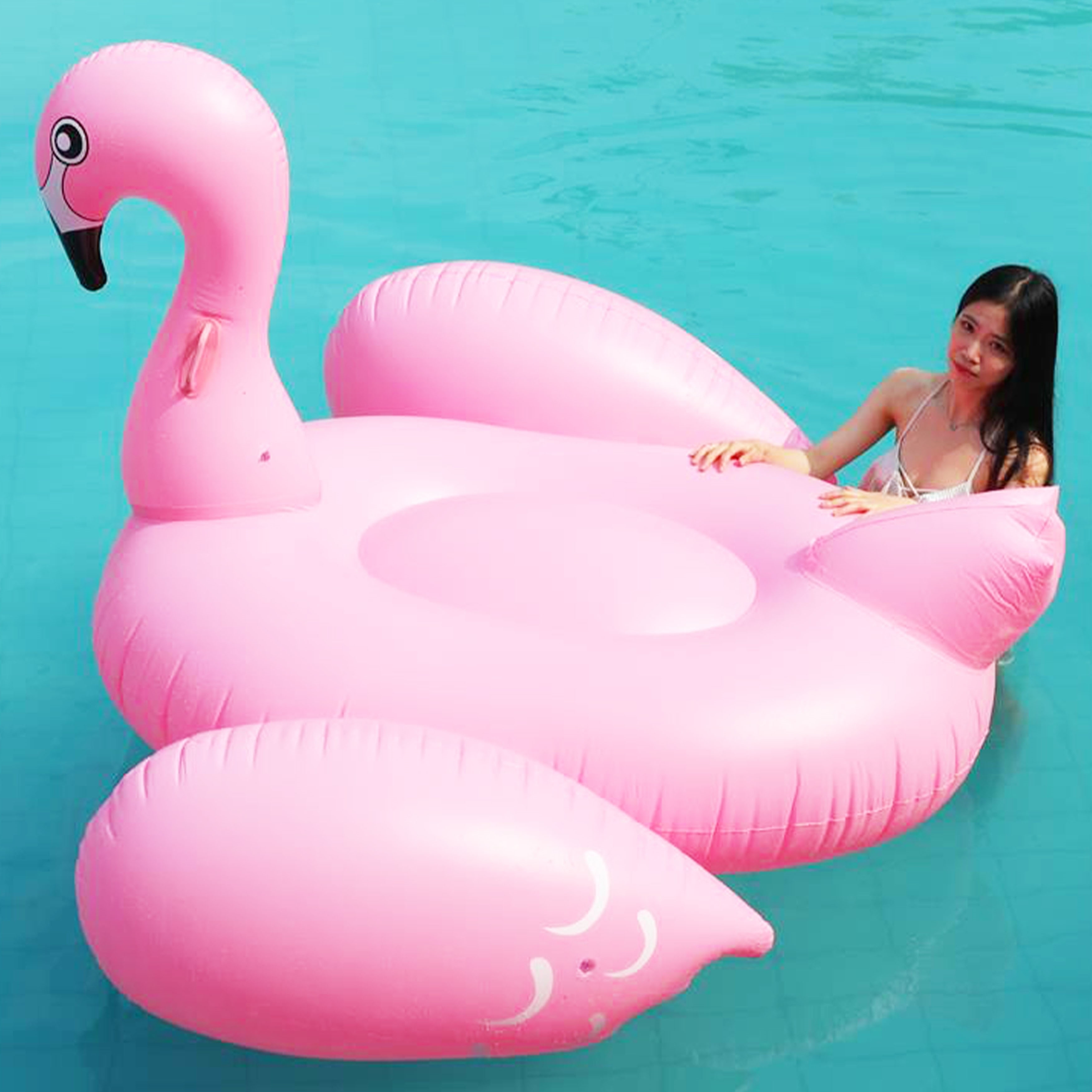 inflatable flamingo pool