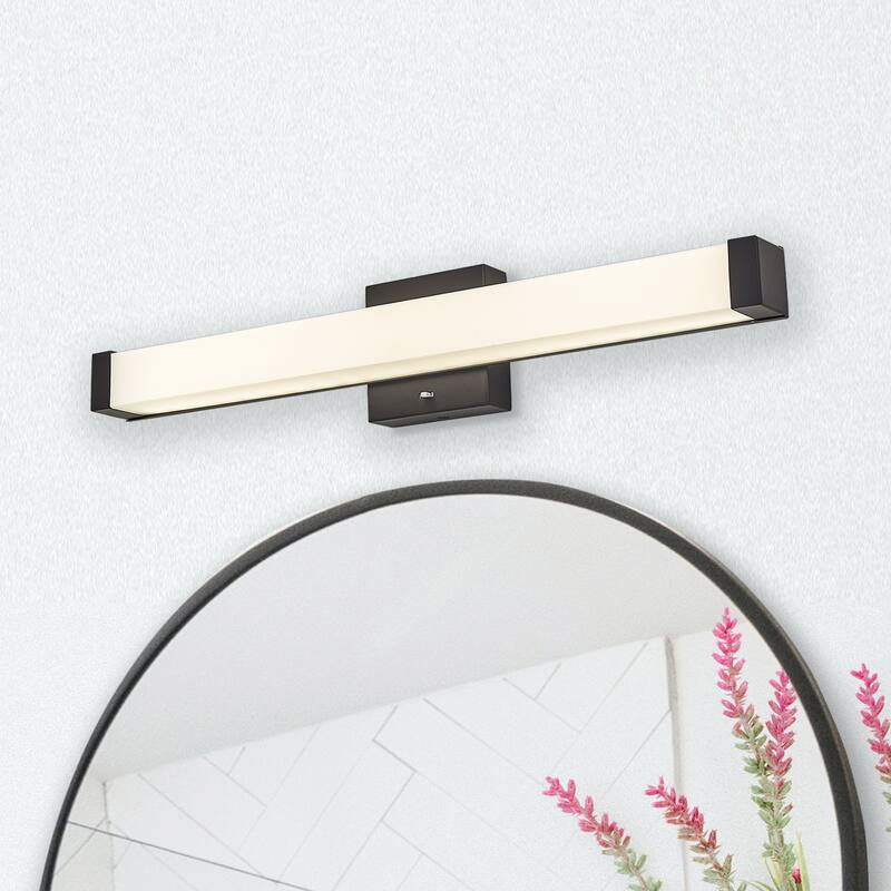25 Inch LED Bathroom Vanity LED Light with Acrylic shade 25W