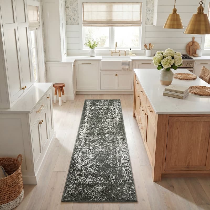 SAFAVIEH Adirondack Riin Rustic Shabby Chic Distressed Rug