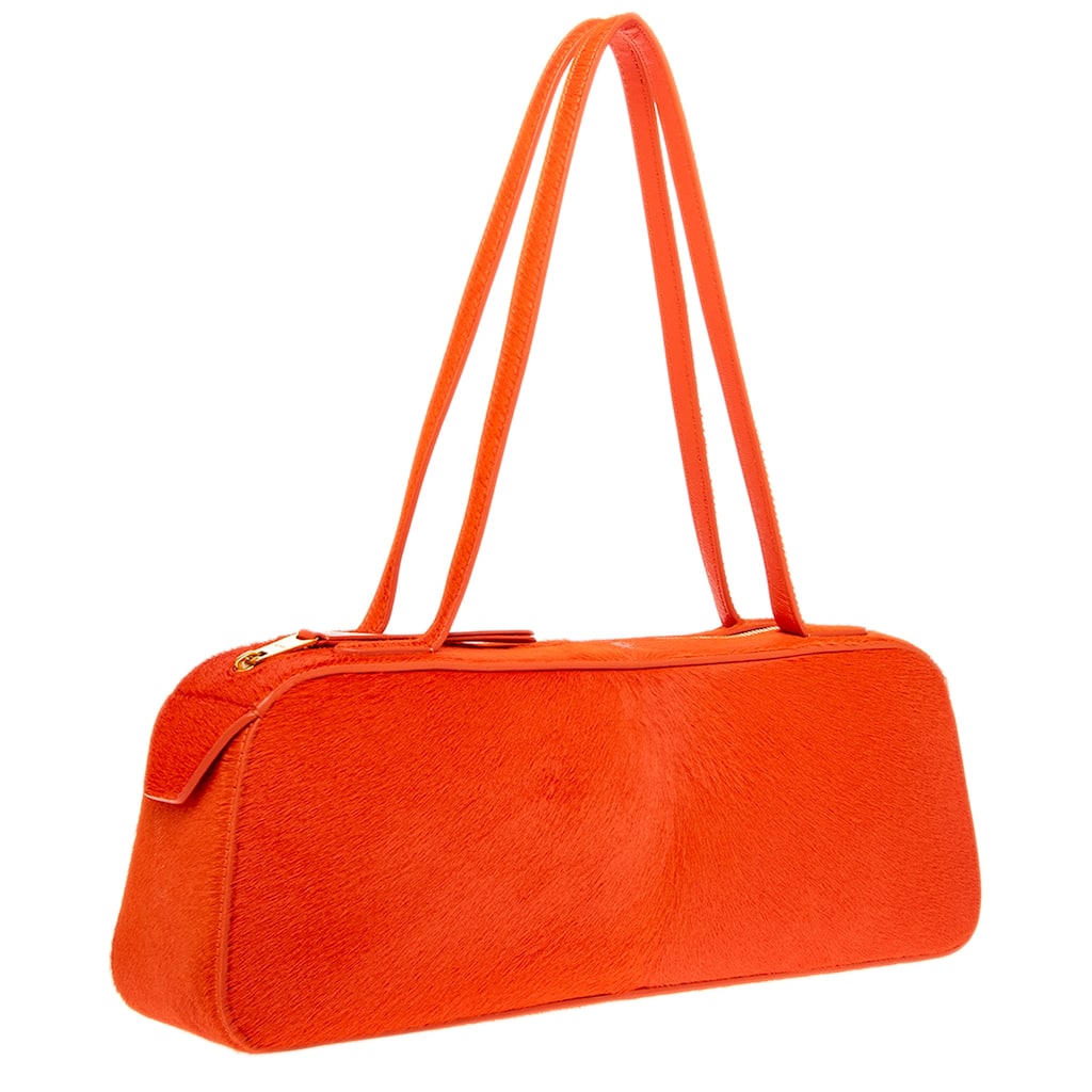 Khaite Simona Shoulder Bag in Haircalf Leather