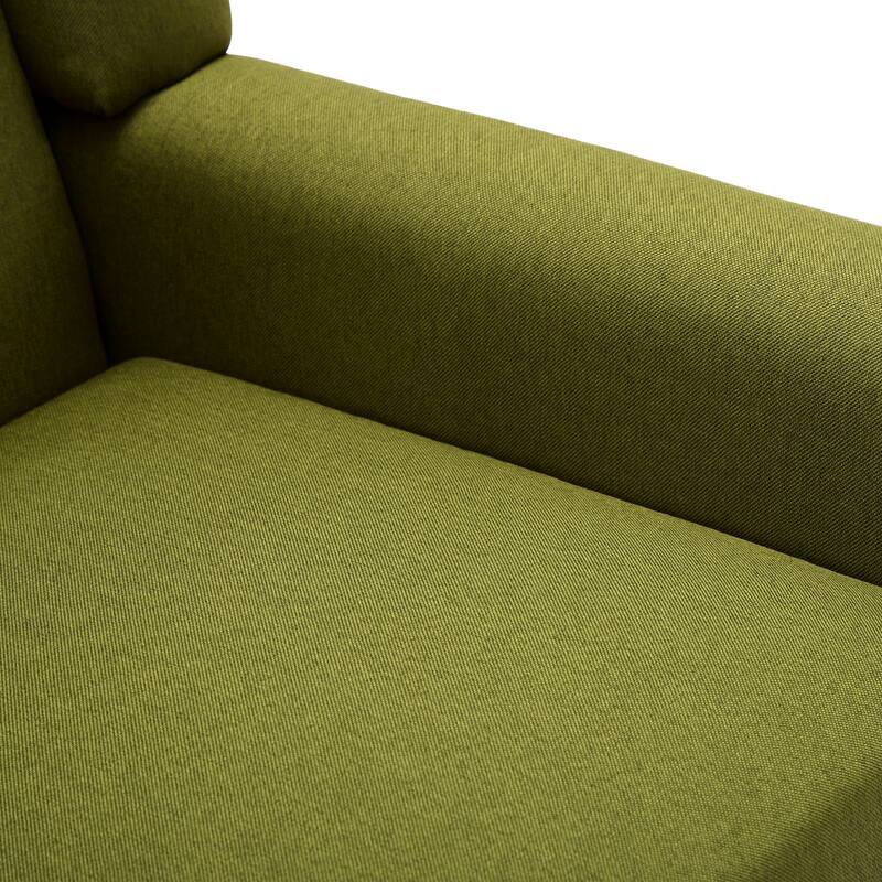 Upholstered Armchair with Wide Back Accent Chair