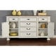 preview thumbnail 3 of 6, The Gray Barn Caelum Farmhouse 60-inch Antique White 6-drawer Server