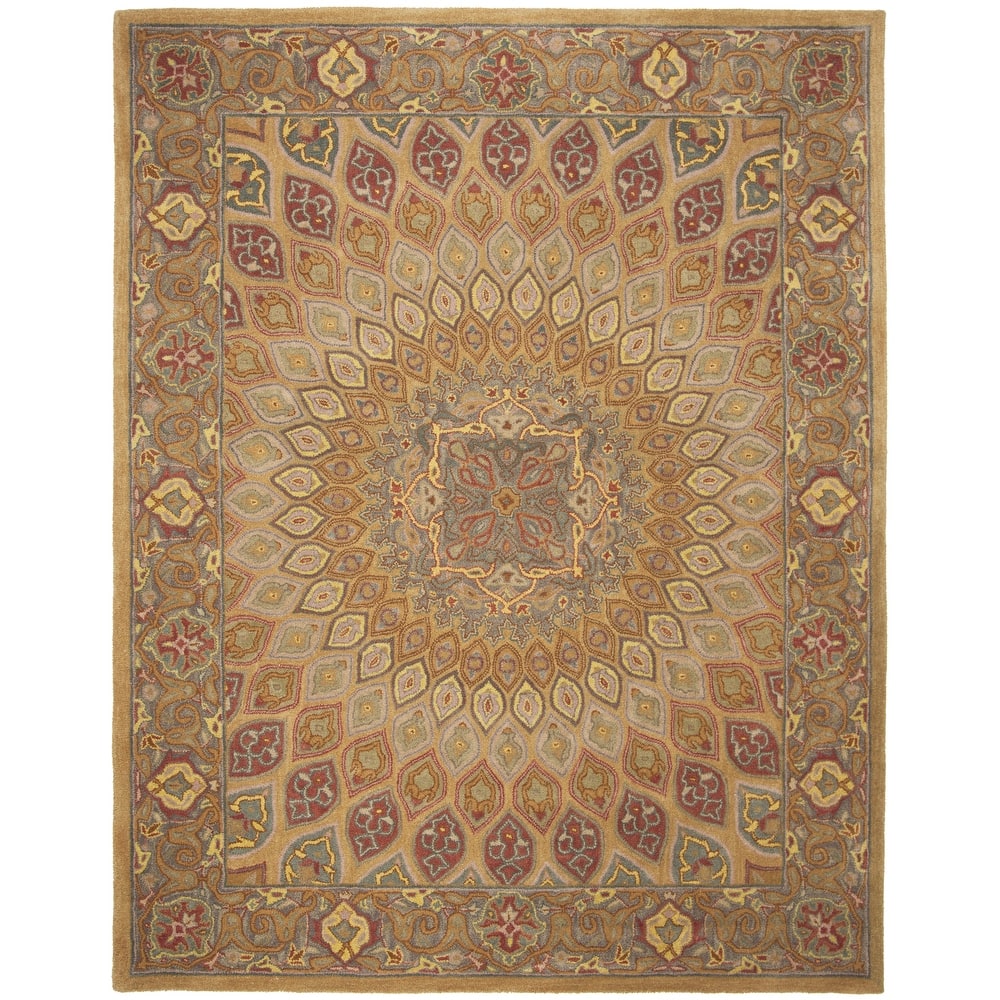 SAFAVIEH Handmade Heritage Wayfarer Traditional Oriental Wool Rug