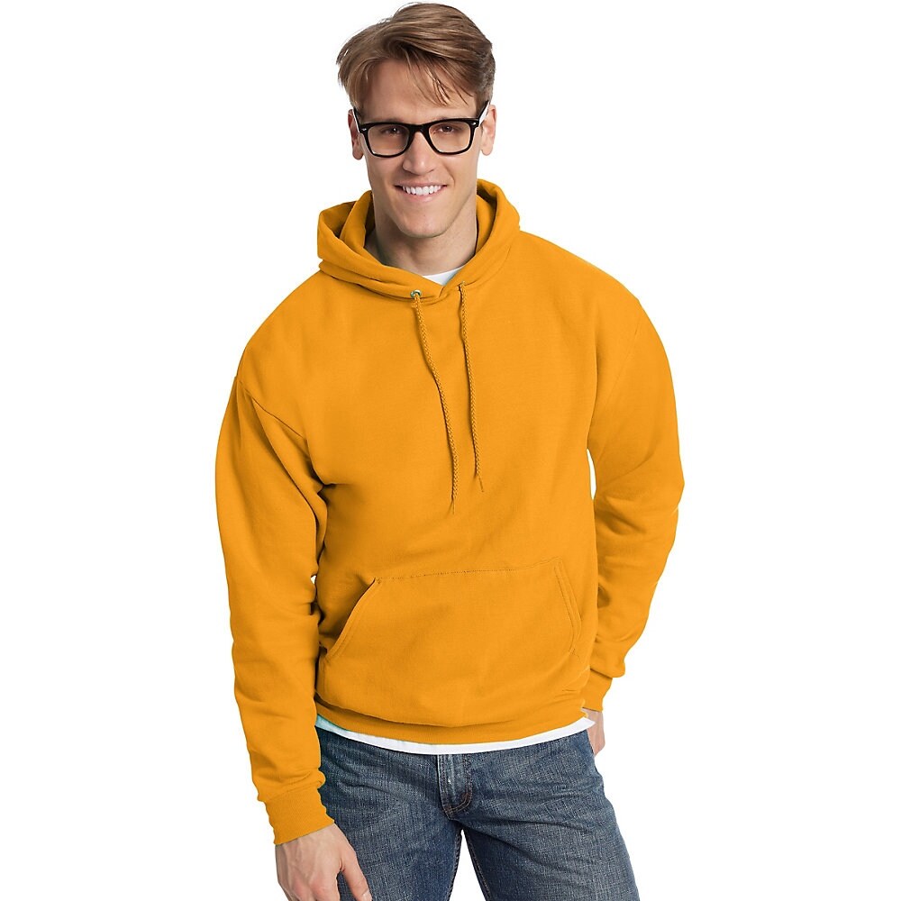 hanes yellow sweatshirt