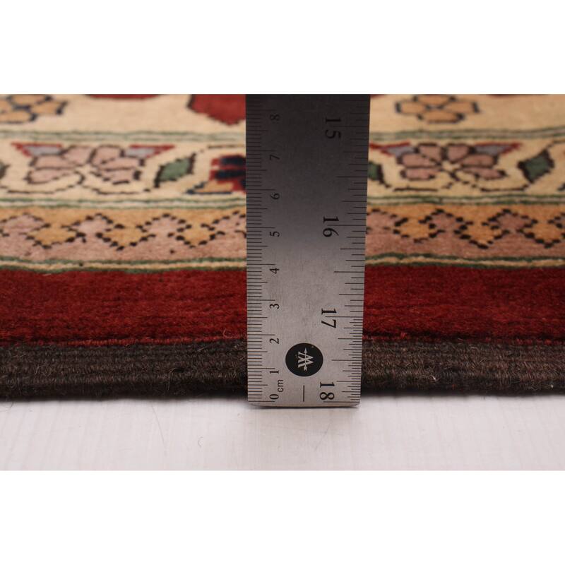 ECARPETGALLERY Hand-knotted Finest Kargahi Red Wool Rug - 10'2 x 13'1