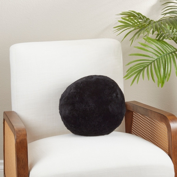 Saro Lifestyle Fleece Fantasy Throw Pillow - Thumbnail 5
