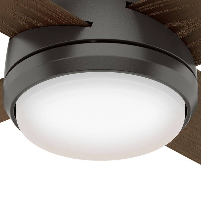 Hunter 52" Brine WeatherMax Outdoor Ceiling Fan w/ LED Light, Wall Control - Extreme Weather! Corrosion & Salt-Air Resistant!
