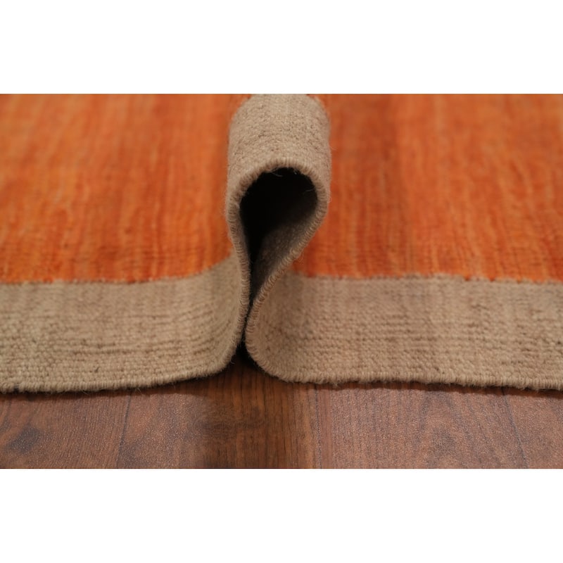 Hand Woven Southwestern Wool Beige Geometric Area Rug - 12' 10'' X 10' 3''