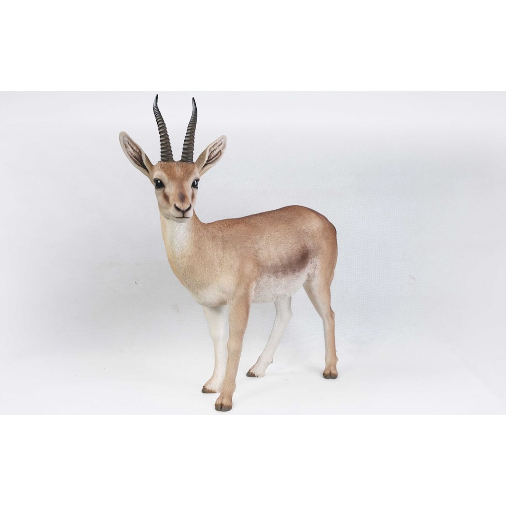 34" Standing Gazelle Outdoor Garden Statue