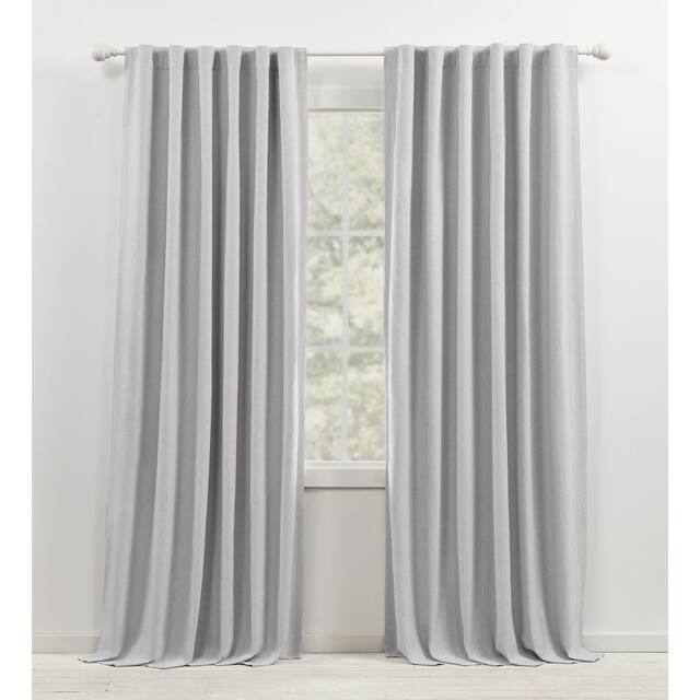 Lauren Ralph Lauren Sallie Blackout Back Tab/Rod Pocket Curtain Panel - 54x108 - Dove Grey