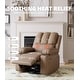 preview thumbnail 37 of 73, Oversized power recliner with heat, massage, 360 degrees swivel, and cup holder.