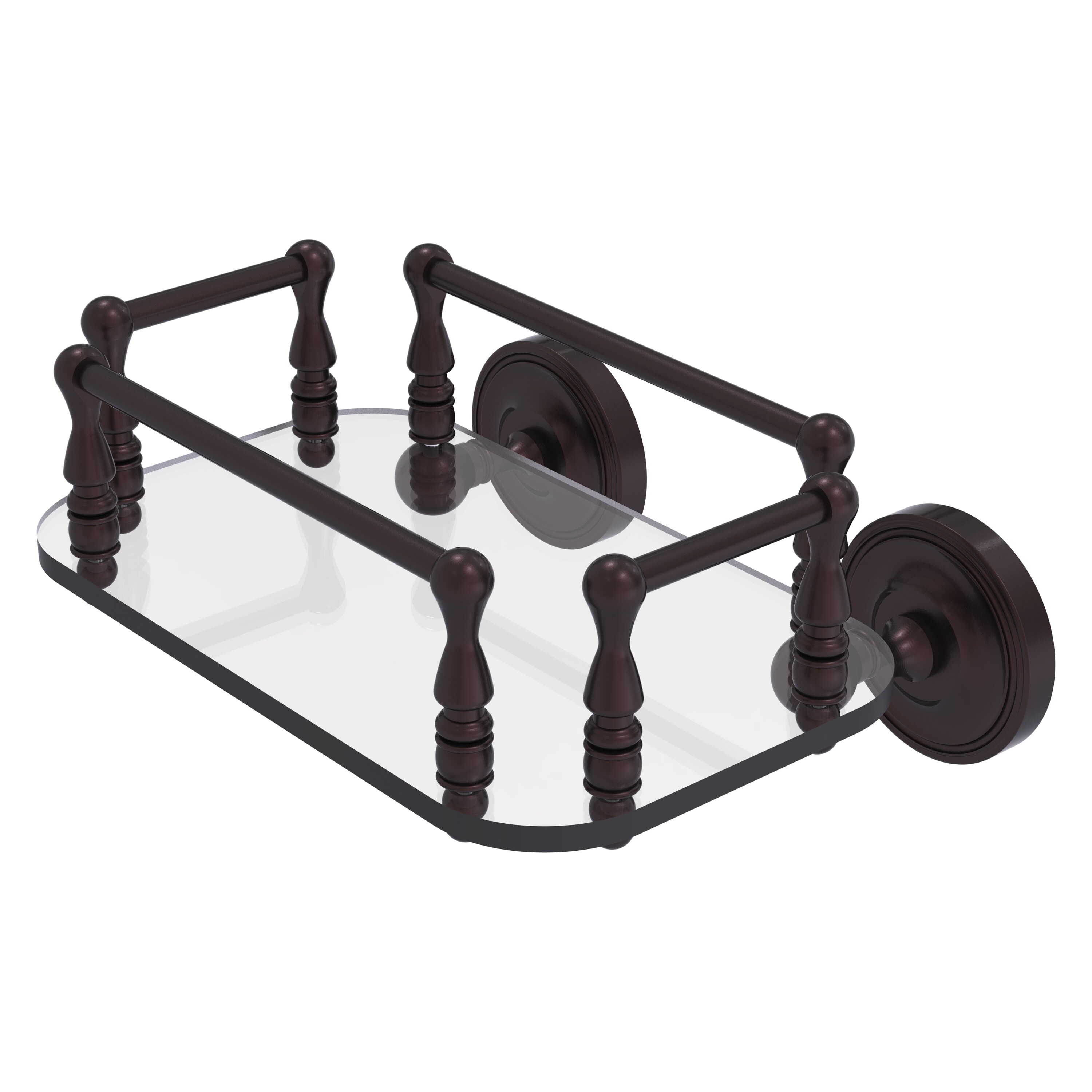 Glass guest towel tray clearance