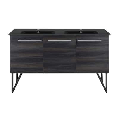 Swiss Madison SM-BV226DMB Annecy 59" Free Standing Double Basin Vanity