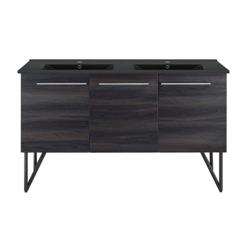 Swiss Madison SM-BV226DMB Annecy 59" Free Standing Double Basin Vanity