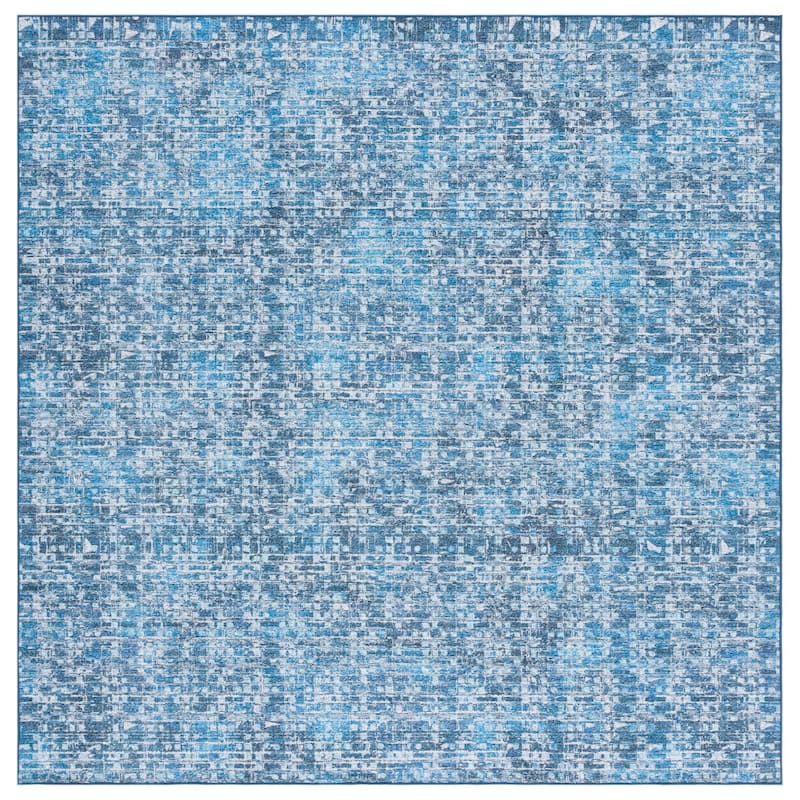 SAFAVIEH Arizona Eveleen Vintage Rug - 6' Square - Blue/Grey