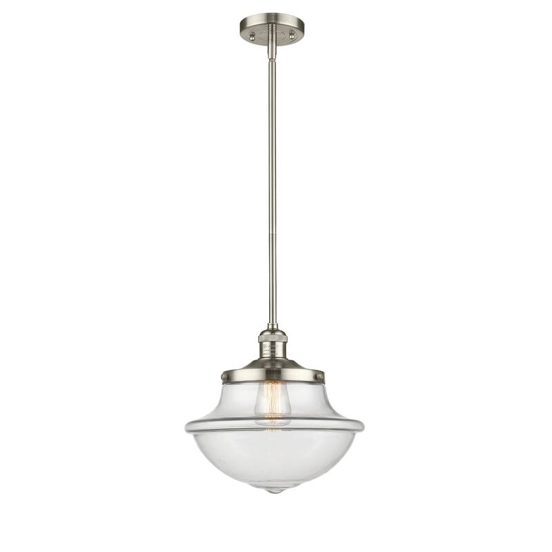 Innovations Lighting Franklin Restoration Oxford - 1 Light 12" Stem Hung Mini Pendant