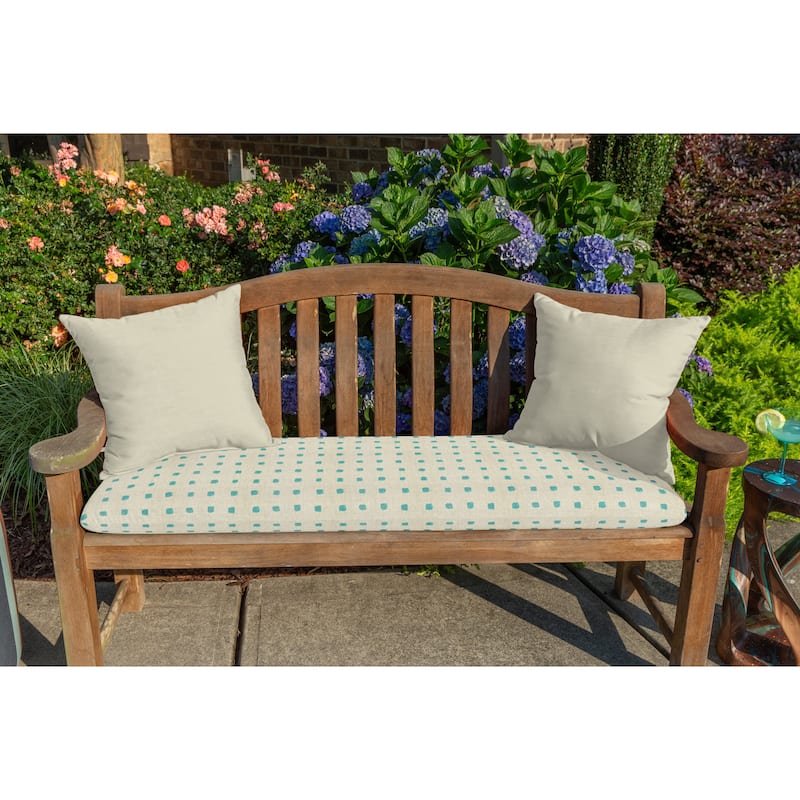 Sunbrella® Solid Fabric 1-Piece Indoor/Outdoor Square Throw Pillow, 15"W x 15"L, Cast Silver