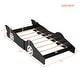 preview thumbnail 26 of 43, Race Car-Shaped Platform Bed with Wheels, Suitable for Kids and Young Children