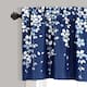 Lush Decor Weeping Flower Room Darkening Window Curtain Valance - 52x18