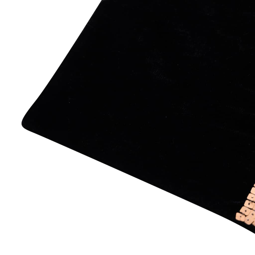 Sevita Black/Gold Geometric Polyester Blend Indoor/Outdoor Lumbar Pillow