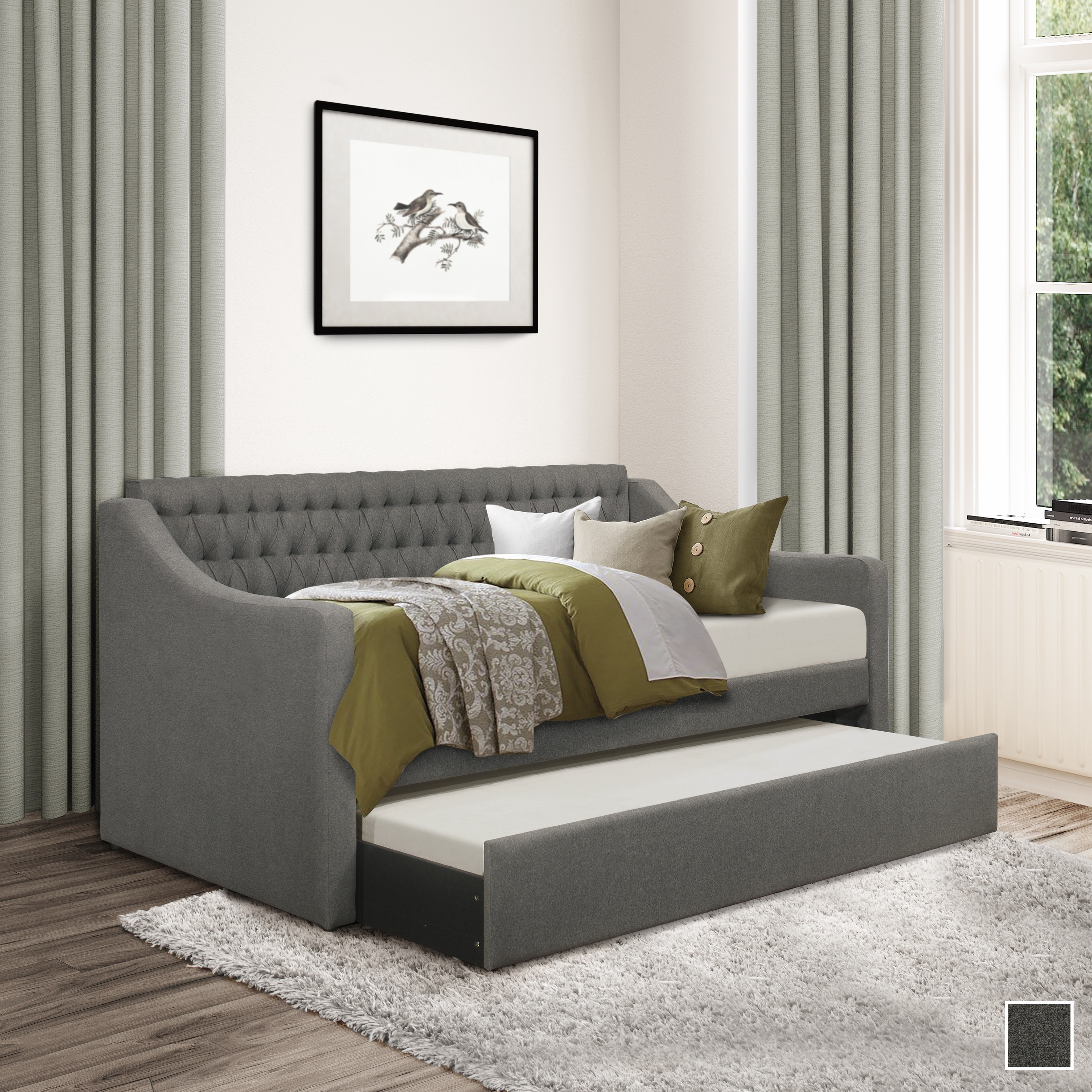 Fremont & Park Dover Upholstered Daybed with Trundle