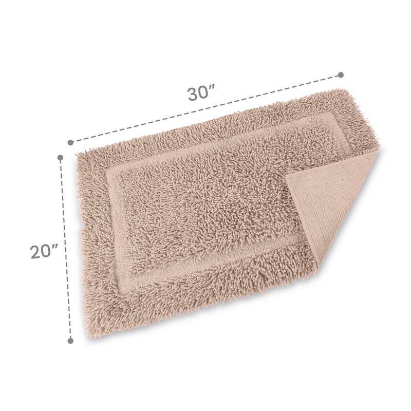 Martex 100% Cotton Quick Dry Ultra Soft & Absorbent Non Slip Bath Rug