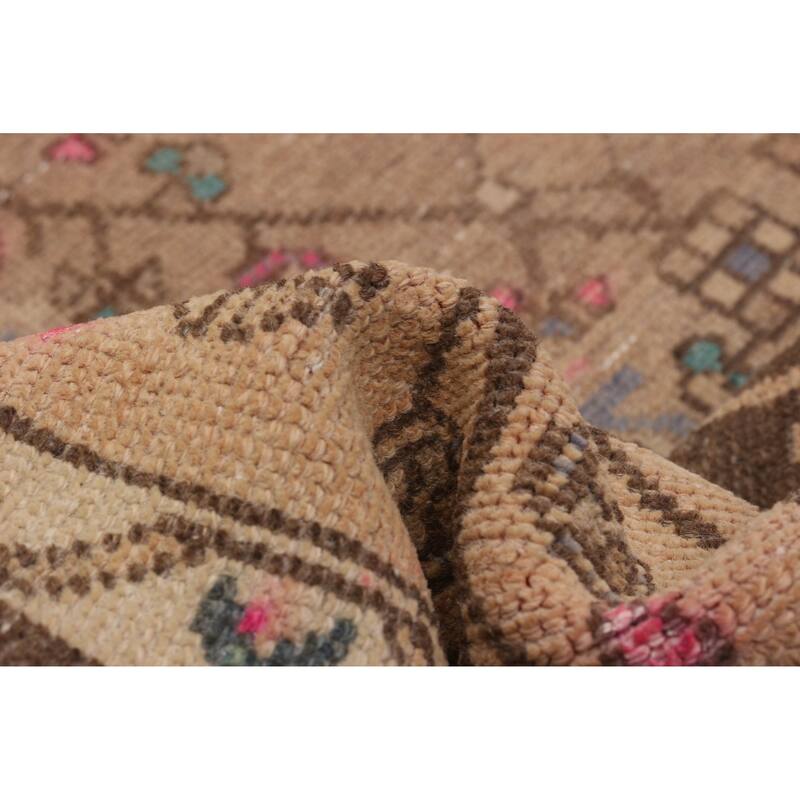 ECARPETGALLERY Hand-knotted Anatolian Vintage Beige Wool Rug - 4'6 x 7'5