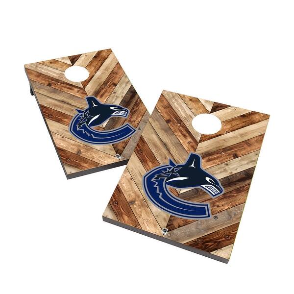 slide 2 of 5, Vancouver Canucks 2x4 NHL Cornhole Bag Toss Include Carry Case