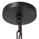 preview thumbnail 8 of 6, Uttermost Youngstown Dark Bronze 4 Light Pendant - 15H x 20 Dia in.