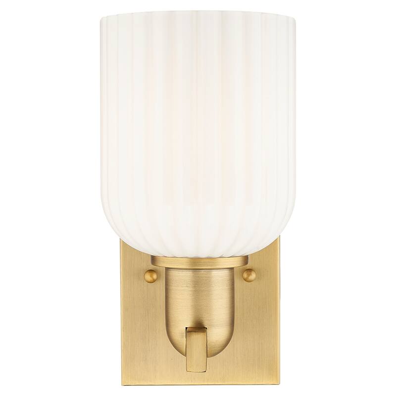 Innovations Lighting 716-1W-G559-5GWH Bridal Veil 11" Tall Bathroom