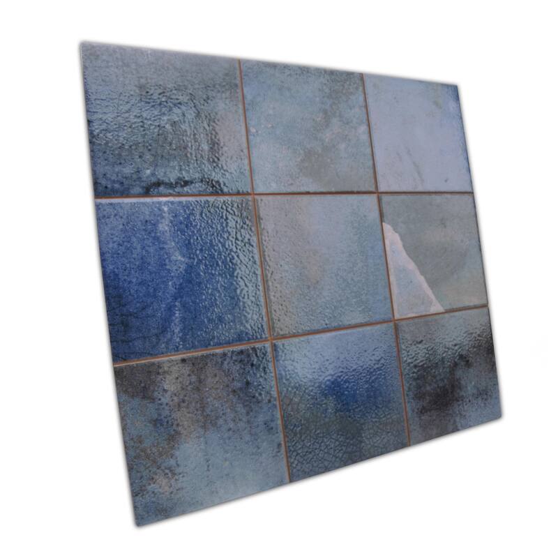 Merola Tile Kings Sea Blue 13" x 13" Ceramic Floor and Wall Tile
