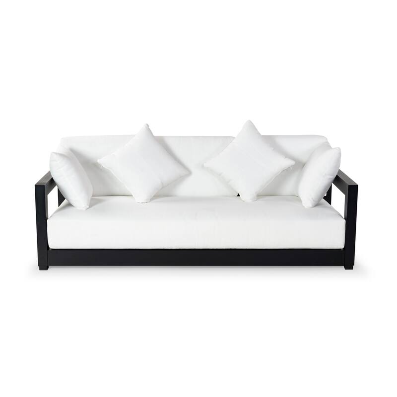 SAFAVIEH Couture Montford Brazilian Teak 3-Seat Bench - 77"W x 36"D x 27"H